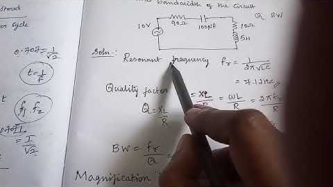Circuit theory EE8251-unit5-lect 6-resonance