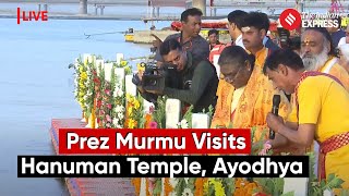 Droupadi Murmu In Ayodhya: President Murmu Visits Hanuman Garhi Temple, Attends Saryu Aarti
