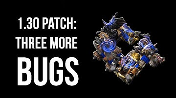 1.30 patch: 3 more Bugs