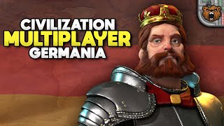 (FFA) Germânia | Civilization MP com @CanaldoVoid - Gameplay PT-BR screenshot 4