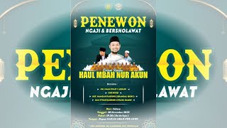 Penewon Ngaji & Bersholawat Bersama Brandal Qori', Gus Roqi Beserta KH. Imam Syafi'i Ashadi