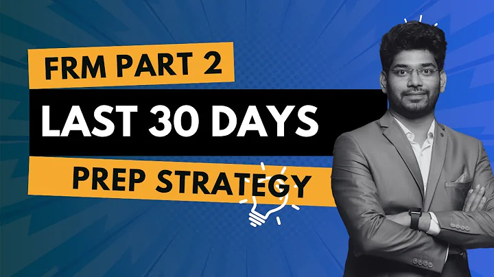FRM Part II Last 30 days Strategy 2025 2026 session