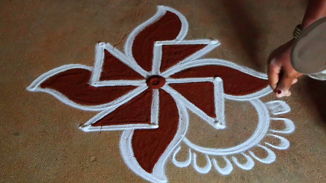 Maasi masam🌹 special padi kolam 3*3 🌹pandaga muggulu designs 🌹 padi kolam designs