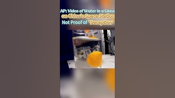 Video of water in a glass on China