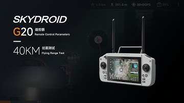 Skydroid G20 Remote Controller 40KM Range Test