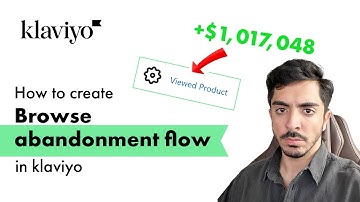Klaviyo Browse Abandonment Flow Tutorial | Recover Lost Sales with Email Automation email marketing