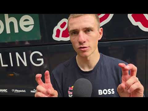 Remco Evenepoel on finishing 2nd on stage 20 at the Tour de France 2026 in Alpe d'Huez