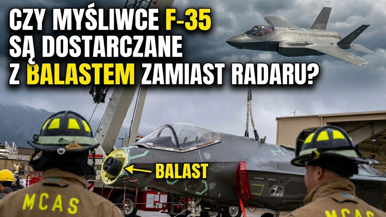KONTROWERSJE: Myśliwce F-35 są dostarczane z OBCIĄŻNIKAMI zamiast radaru? WYJAŚNIAMY