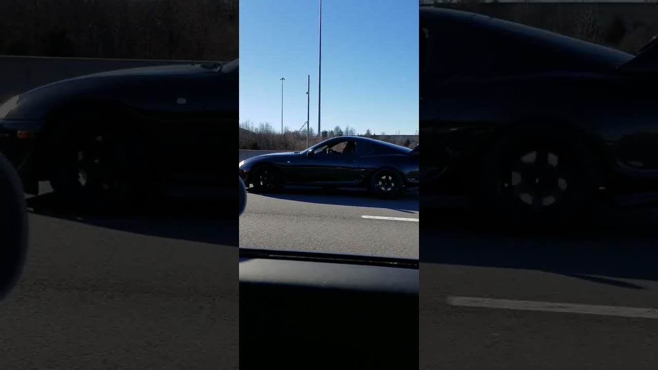 1993 Toyota supra turbo on the move! 