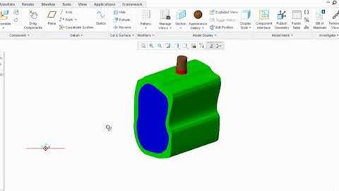Dental Implant Prosthesis with Abutment Superstructure Mandible bones by Creo, Abaqus & Solidworks
