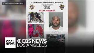 Hesperia police arrest man accused of 5 armed robberies in San Bernardino County
