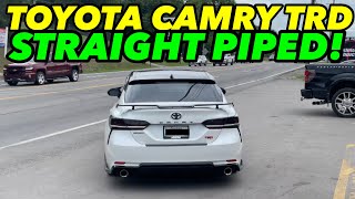 2020 Toyota Camry TRD 3.5L V6 Dual Exhaust w/ STRAIGHT PIPE!