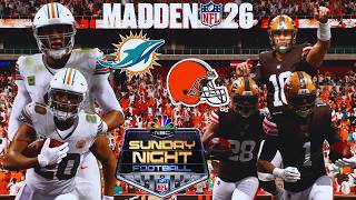 Madden NFL 26 PC Mod | Miami (0-1) vs Browns (0-1) | 2041 Season Week 2 SNF