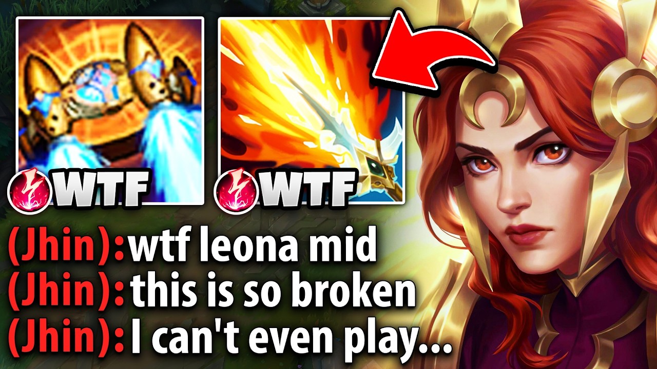 I made this poor Jhin have a mental breakdown with my AP Leona mid (HE GOT EMBARRASSED)