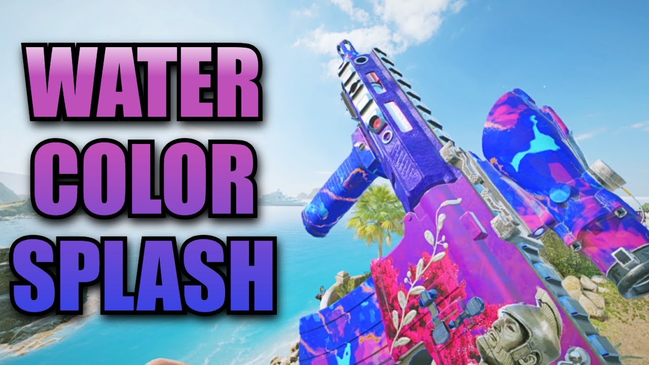 Watercolor Splash Attachment Skin Showcase | R6 Siege