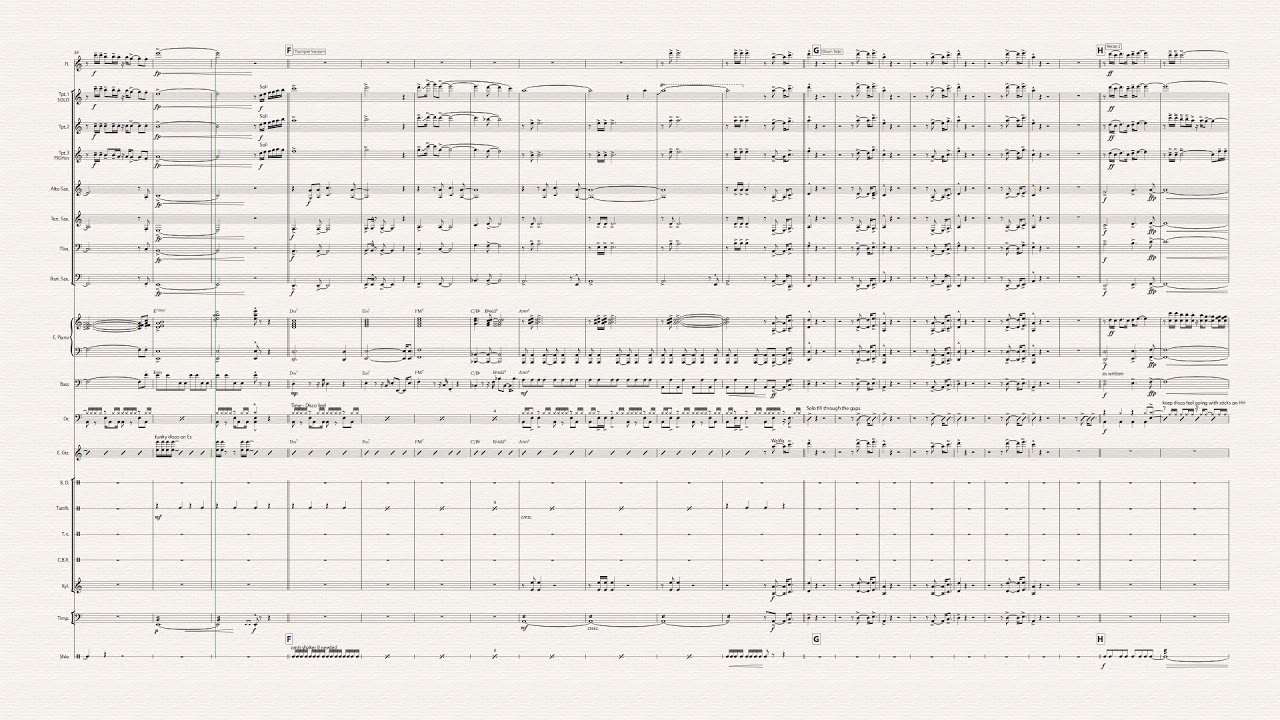 Gonna Fly Now Rocky Theme 7pc Horn section