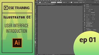 Illustrator CC || user interface introduction || ESETRAINING free course 01 screenshot 3