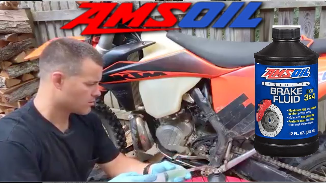 KTM Dirt Bike Hydraulic Clutch Fluid Change with AMSOIL YouTube