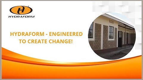 HYDRAFORM - ENGINEERED TO CREATE CHANGE!