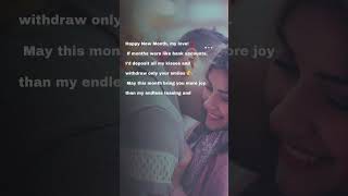 ♥️🌺 A romantic Happy New Month Love Message/Cute Love Note for Him or Her💌💕🥀 ♥️🌺 A romantic Happy New Month Love Message/Cute Love Note for Him or Her💌💕🥀