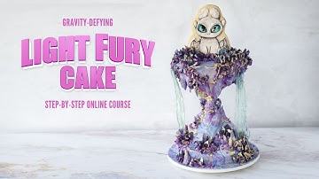 NEW ONLINE COURSE - Light Fury Cake - ON SUGAR GEEK SHOW