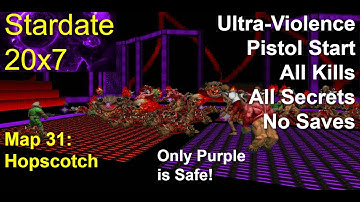 Doom II: Stardate 20x7 Map 31: Hopscotch (Ultra-Violence 100%)