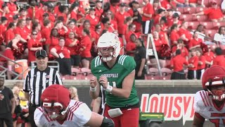 Louisville's spring game was tough to add up, at QB and on the scoreboard screenshot 5