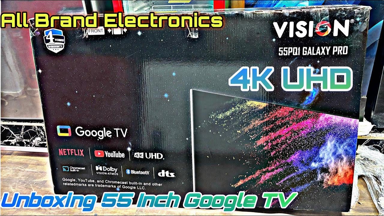 Vision 55PQ1 Galaxy Pro 4K QLED TV | Unboxing & First Impressions