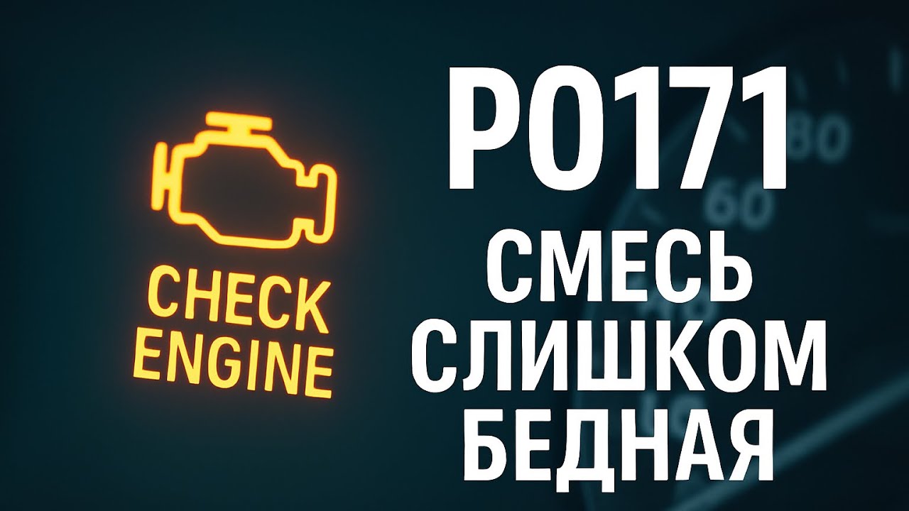 Ошибка P0171 — причины, симптомы и как устранить. Смесь слишком бедная (OBD2)