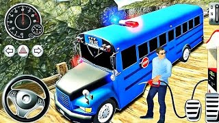 Off Road Police  Bus Driver - Dangerous Duty | Android game play | #viral #trending #gaming #games screenshot 1