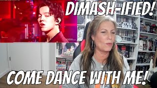 DIMASH Reaction - COME DANCE WITH ME &quot;Sway&quot; Fan made | TSEL #reaction #dimash