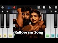 Kalloorum Song - Veera Dheera Sooran | Easy Piano Tutorial