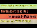 Steno basic book revision  exercise 1 to 6  newera book steno missheena ssc dsssb