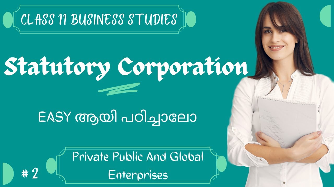 Statutory Corporations Class 11 MalayalamPrivate Public And Global