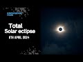 Total Solar eclipse 8th April 2024 #subscribe #sun #moon #earth