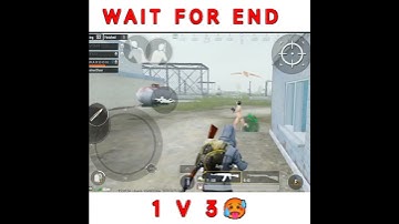 Wait For End | Quick 1v3 🔥 | #bgmi #shorts #short #youtubeshorts #pubgmobile