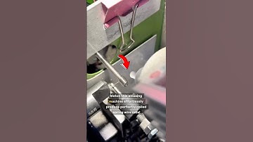 How Are Perfect Springs Made? 🧐 The Hidden Art of Automated Wire Coiling #shorts