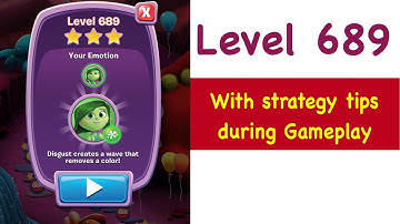 Inside Out Thought Bubbles - Level 689 - Tips and Strategy Gameplay Walkthrough No Boosters