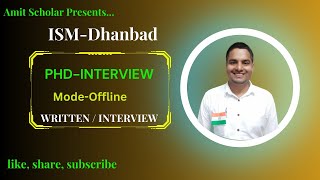ISM DHANBAD| IIT-Guwahati | NIT Trichy | PhD interview 😎