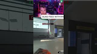 QUAD FEED WITH A KNIFE !! | #callofduty #cod #mw3 #quad #knife #shorts #twitch #live #subscribe