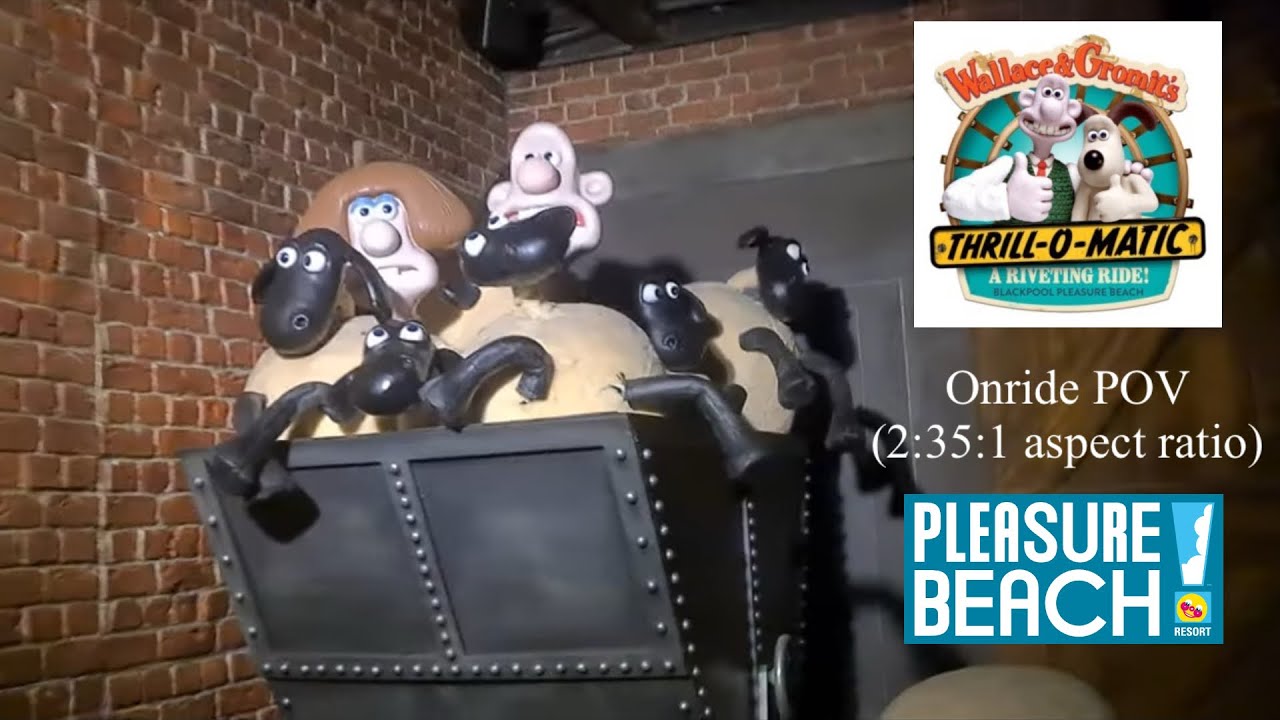 Wallace and Gromit Thrill O Matic Onride POV Blackpool Pleasure Beach 2024 (2:35:1 aspect ratio)