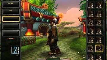Exploring Pandaria Character Creation