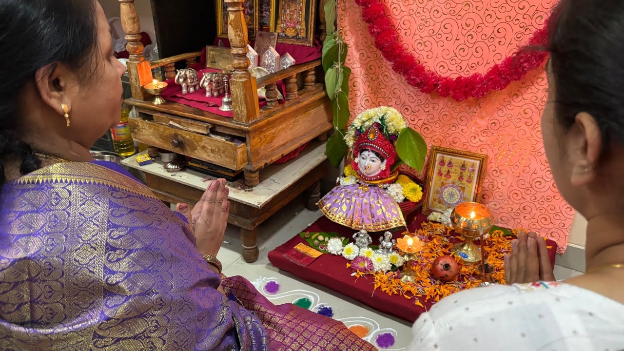 😍आमच्या घरची घटस्थापना आणि देवीचे सुंदर असे रूप 🙏🌸