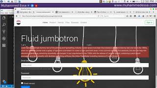 7   Bootstrap 4  front end component library