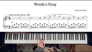 Wendys Song (featuring Wendy the cat 🐱) - the first piece I ever wrote