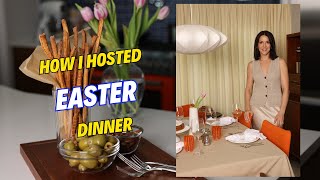 HOSTING A DINNER PARTY | Easter GRWM | RECIPES LINKED IN CAPTION
