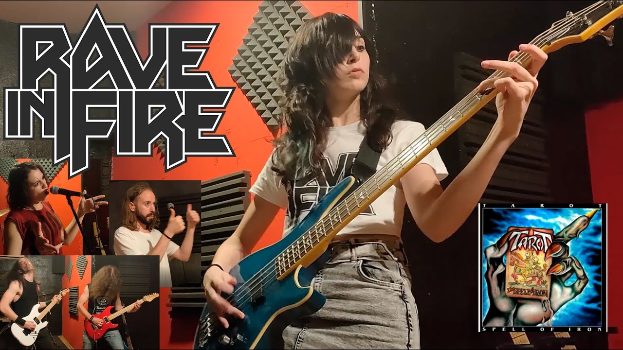 Rave in Fire - Wings of darkness (Tarot cover)