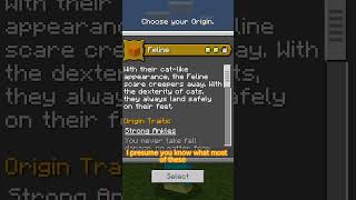 EVEN BETTER NEW Updated ORIGIN MOD for MCPE 1.20 2023! -  MCBE ( Origins + Job classes! )