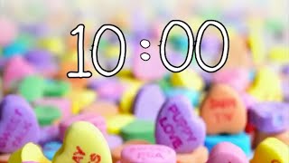Valentine’s Day 10 Minute Countdown Timer With Music 🎵❤️ - NO ADS During the Video