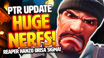 Overwatch - HUGE Reaper Hanzo Sigma Orisa NERFS! - McCree FAT BUFF!